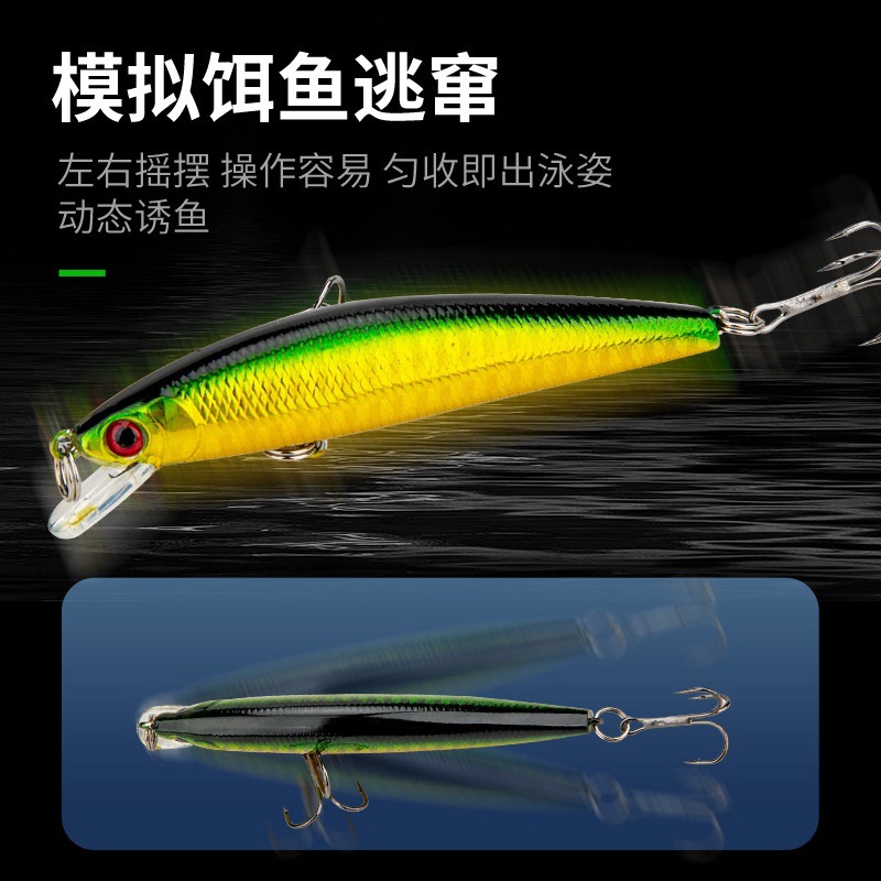 ICEBEL explosión integral 110 piezas de minio boca de lápiz de trueno rana cebo suave caja de cebo de pesca