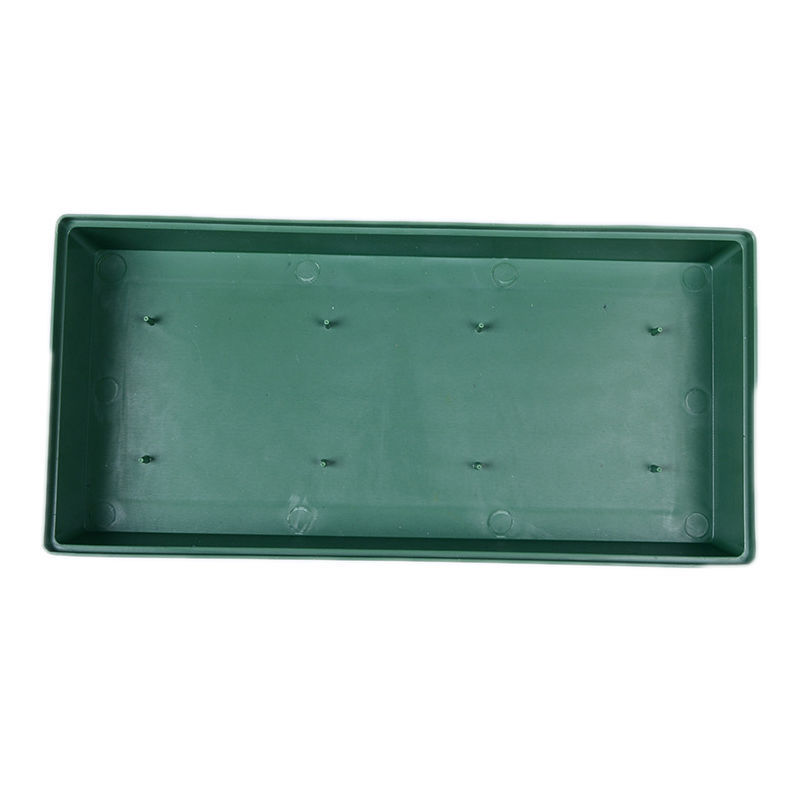 塑料托盘花泥插花盆长方形针盘花篮三脚架插花底座婚庆会议工具