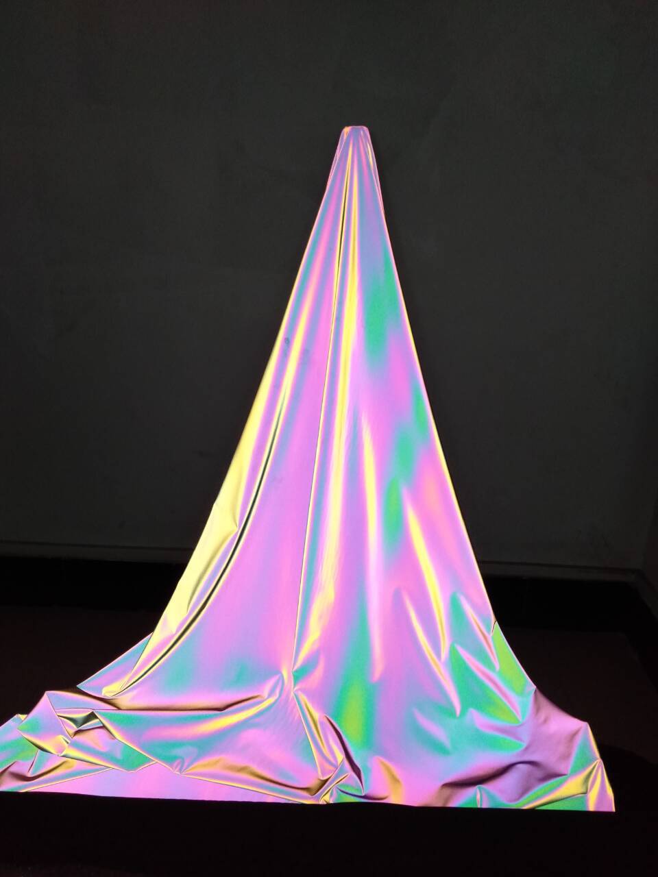 매직 컬러 반사 화학 섬유 천