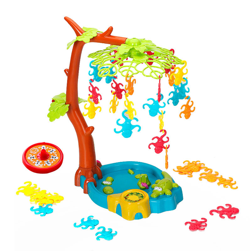 Amazon niños educativos ciencia y educación juguetes mono swing multi-Persona juego de mesa interactivo ocio juguetes fábrica al por mayor