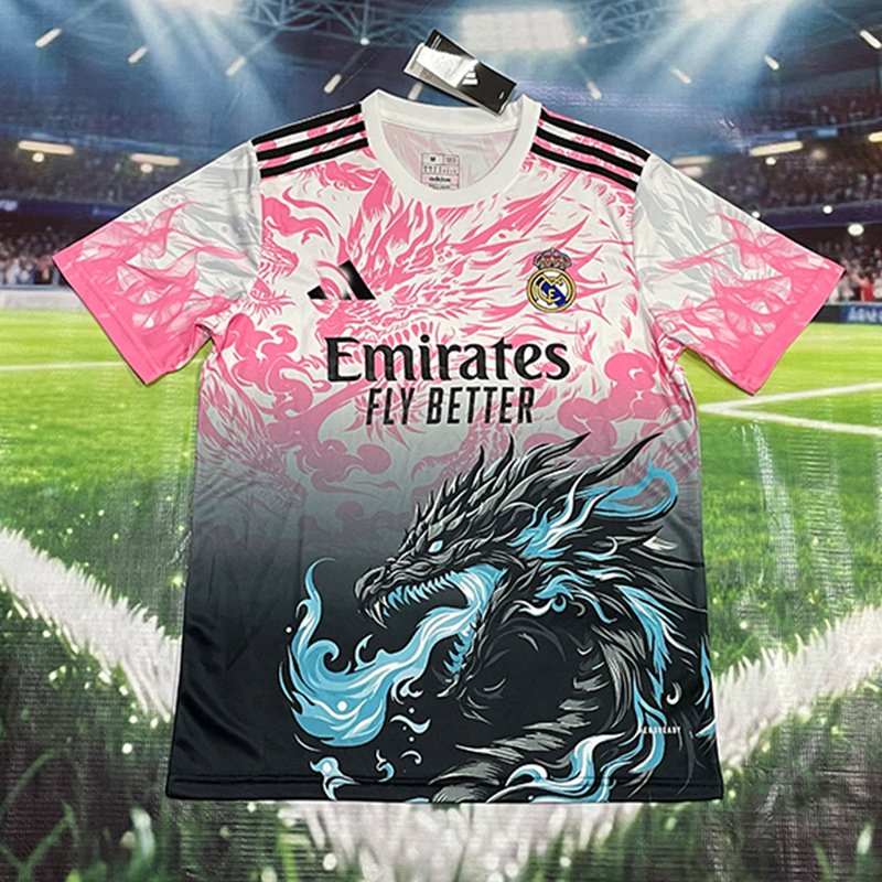 Nuevo Real Madrid Real Madrid Camiseta de fútbol local y visitante Camiseta Edición para fanáticos Edición especial personalizada Venta al por mayor transfronteriza