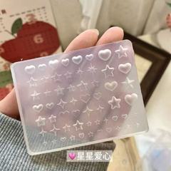 スターラブベーシックスタイルマニキュアウェアラブルネイルジュエリー 3D 立体モールドクリエイティブ diy マニキュア装飾モールド