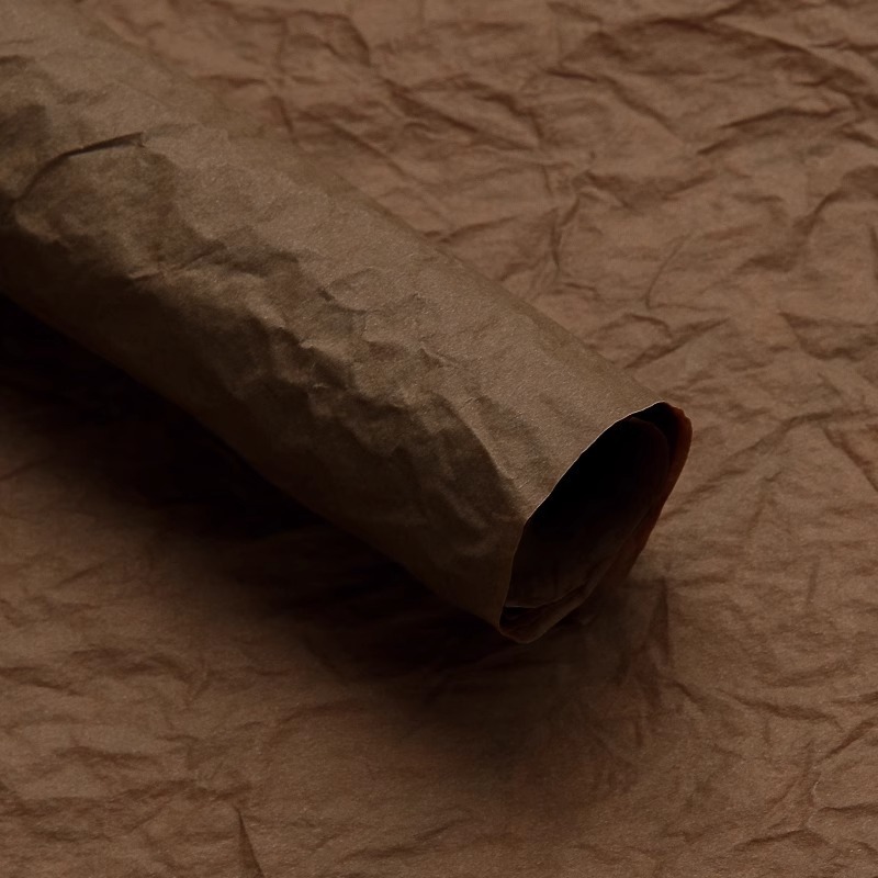 Papel plisado xuenai al por mayor tienda de flores ramo de embalaje de flores forro de papel hecho a mano ramo de papel nativo embalaje mano amasando papel