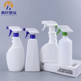 wow定制重油污包装瓶500ml家政清洁消毒液喷壶500g油污净喷雾瓶子