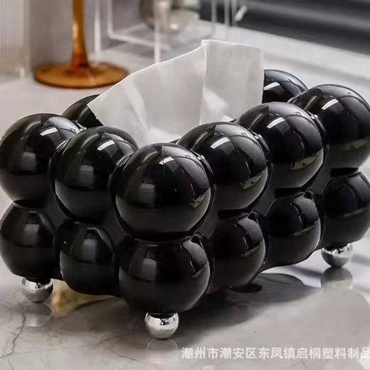 Nueva caja de pañuelos de algodón de azúcar de alta apariencia hogar sala de estar caja de almacenamiento de pañuelos KTV restaurante de alta gama caja de pañuelos