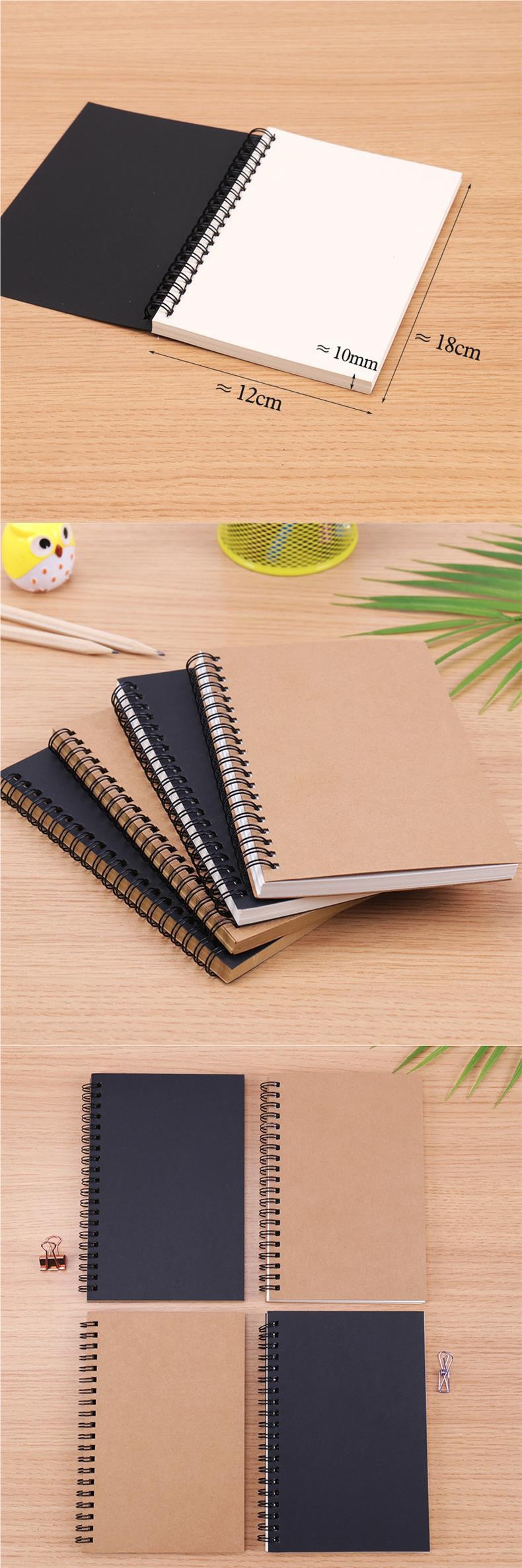 1 Piece Solid Color Class Learning Lectures Paper Classical Pastoral Notebook display picture 1