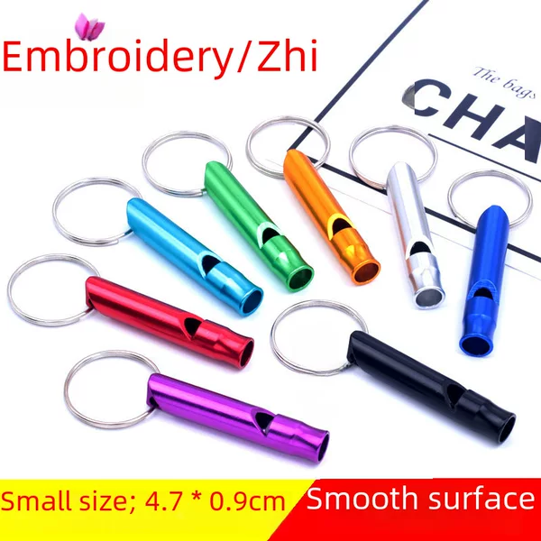 Manufacturer Supplies Outdoor Aluminum Alloy Whistle Survival Referee Life-Saving Whistle Fire Training Small Whistle Wholesale