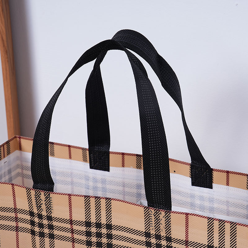 Bolsa de compras gruesa nueva red no tejida bolsa de tienda de ropa bolsa de regalo portátil bolsas de ropa de mujer personalizadas lggo