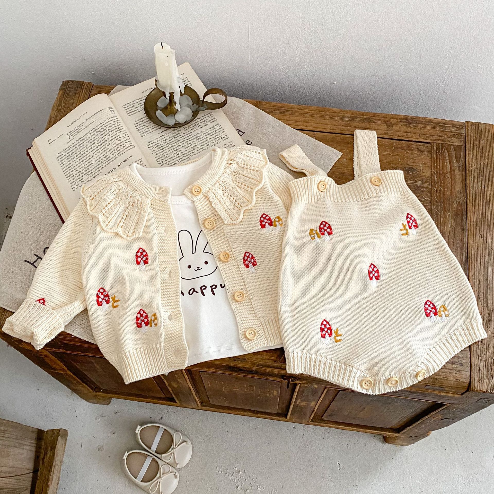 Basic Printing Cotton Baby Clothing Sets display picture 5