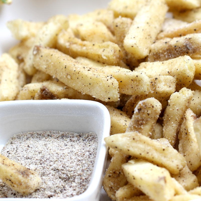 九日原切土豆條薯條休閒網紅零食耐吃零食休閒小吃青檸味薯條