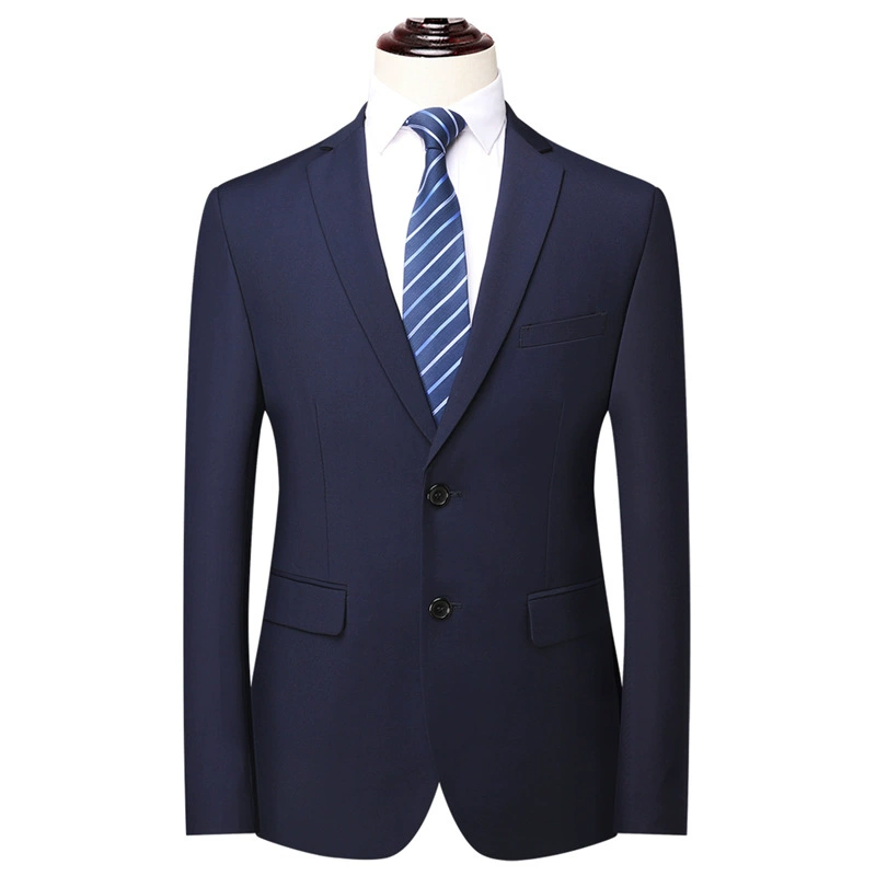 Костюм Мужской весенне-осенний деловой Повседневный маленький костюм для жениха Одежда Одинарная куртка в стиле вестерн