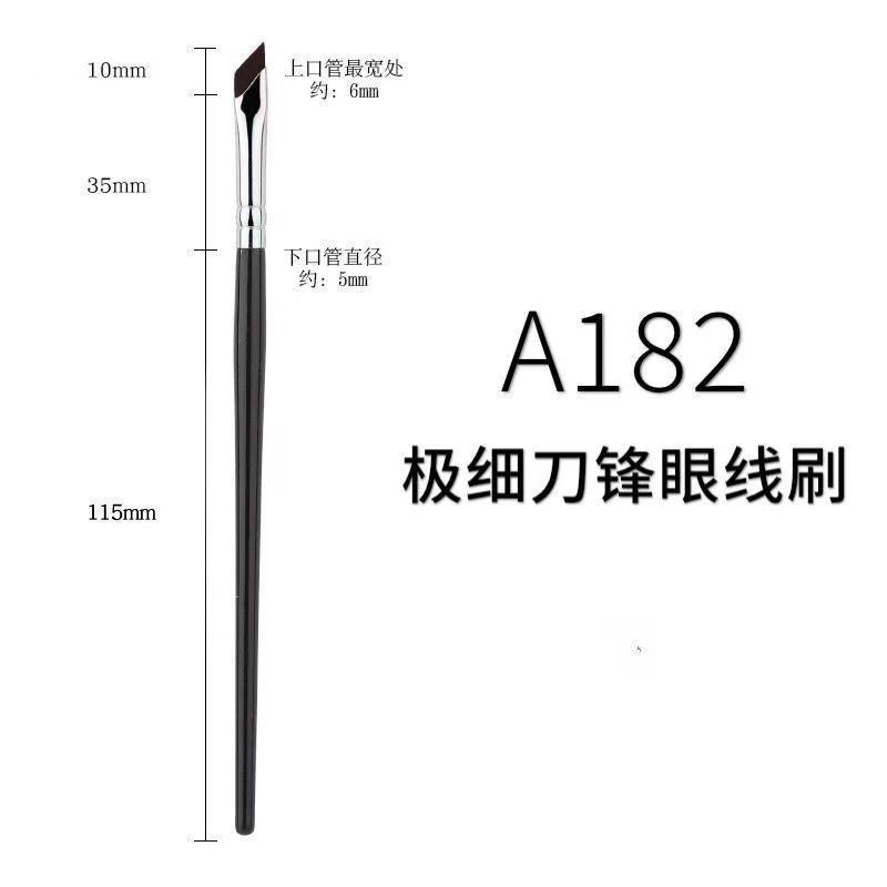 斜め平鎌、斜め刃アイライナーブラシ、眉毛ブラシ、斜めまぶた下まゆげメイクブラシ、卸売ドロップシッピング|undefined