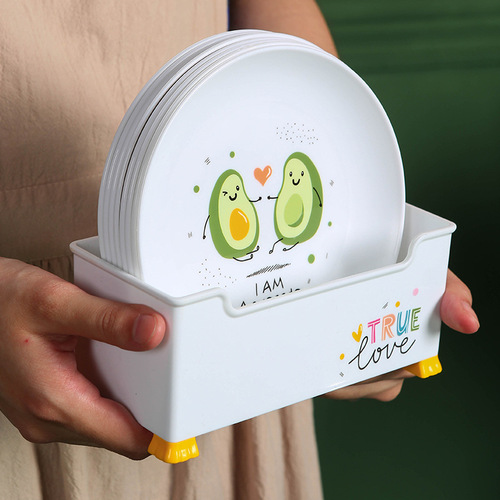 New product creative plastic printing Nordic spit bone dish home table snacks snacks snacks dried fruit plate fruit plate
