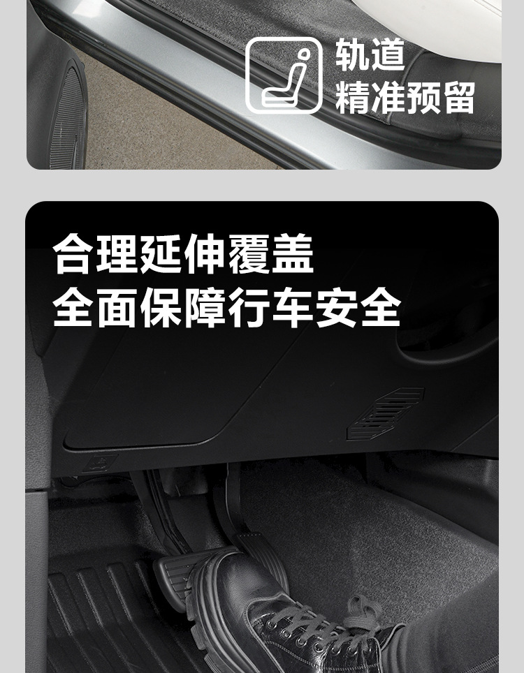 Suitable for Buick Envision PLUS five-seater, full coverage floor mats including door sills, 21-25 models, TPE car floor mats