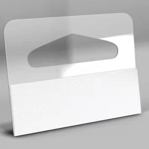 Gancho de protección del medio ambiente PET transparente fuerte adhesivo triángulo agujero gancho embalaje caja de color PP gancho autoadhesivo tarjeta de visualización gancho
