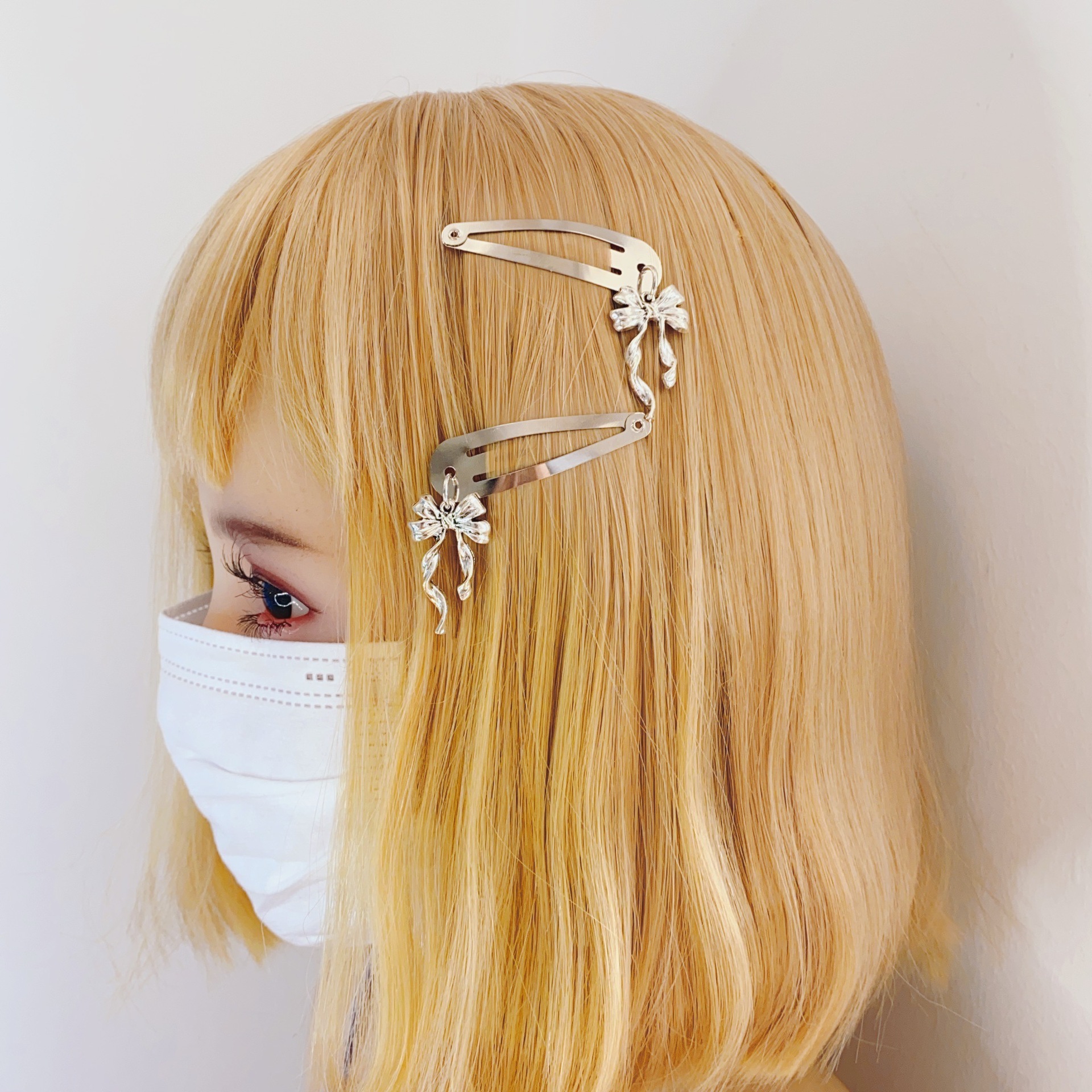 14g Weight Charm Hair Clips Hair Accessories Type 1 Pair Quantity Holiday, Street Occasion Alloy Material Bow Knot Pattern All Seasons Season Women's Gender Y2K, Sweet Style Y2K Sweet Women's Bow Knot Alloy Charm Hair Clips 5
