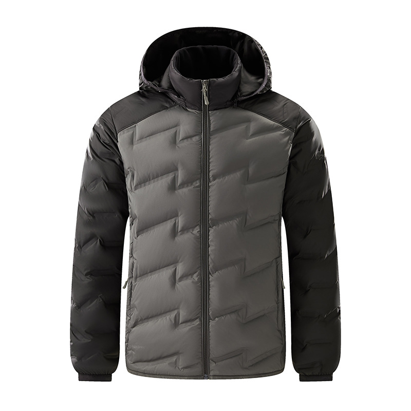 Chaqueta corta de diamante ligera y delgada, chaqueta deportiva con capuz para hombres y mujeres, chaqueta delgada para mujeres, fábrica al por mayor