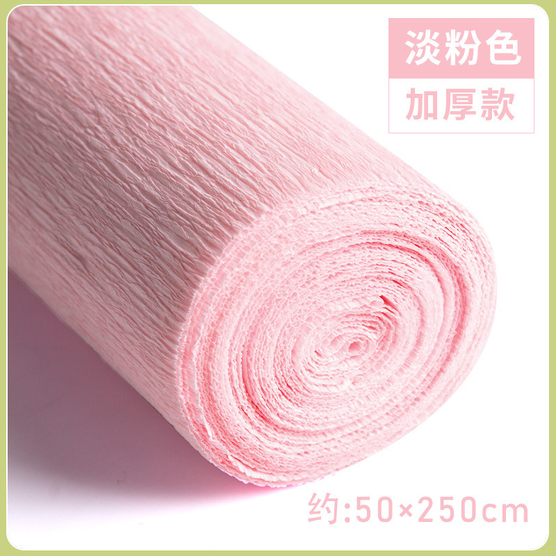 厚い色のしわの紙の手作りの花のDIYの製作材料の巻きのしわの紙の手作りのバラのしわの紙|undefined