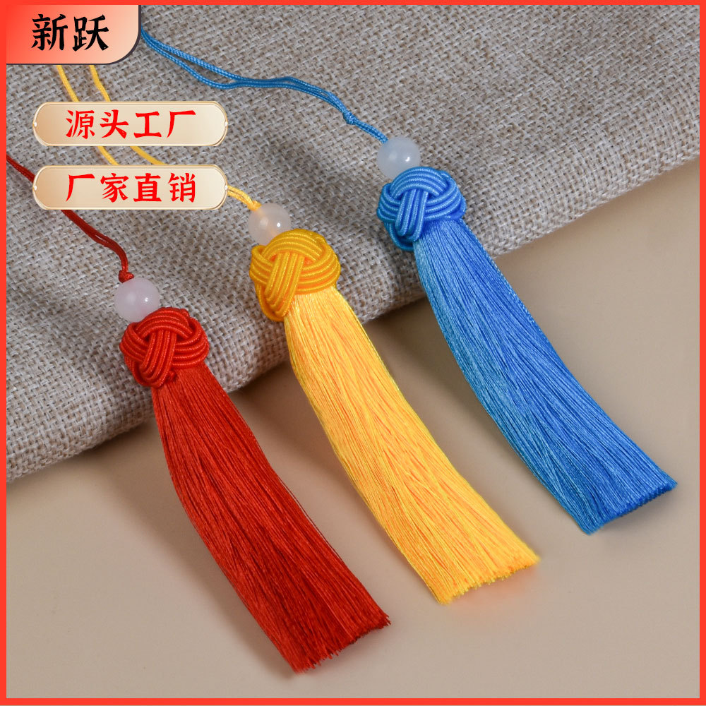 小号硬线帽穿珠穗子垂直冰丝菠萝线帽流苏服饰香包十字绣流苏批发