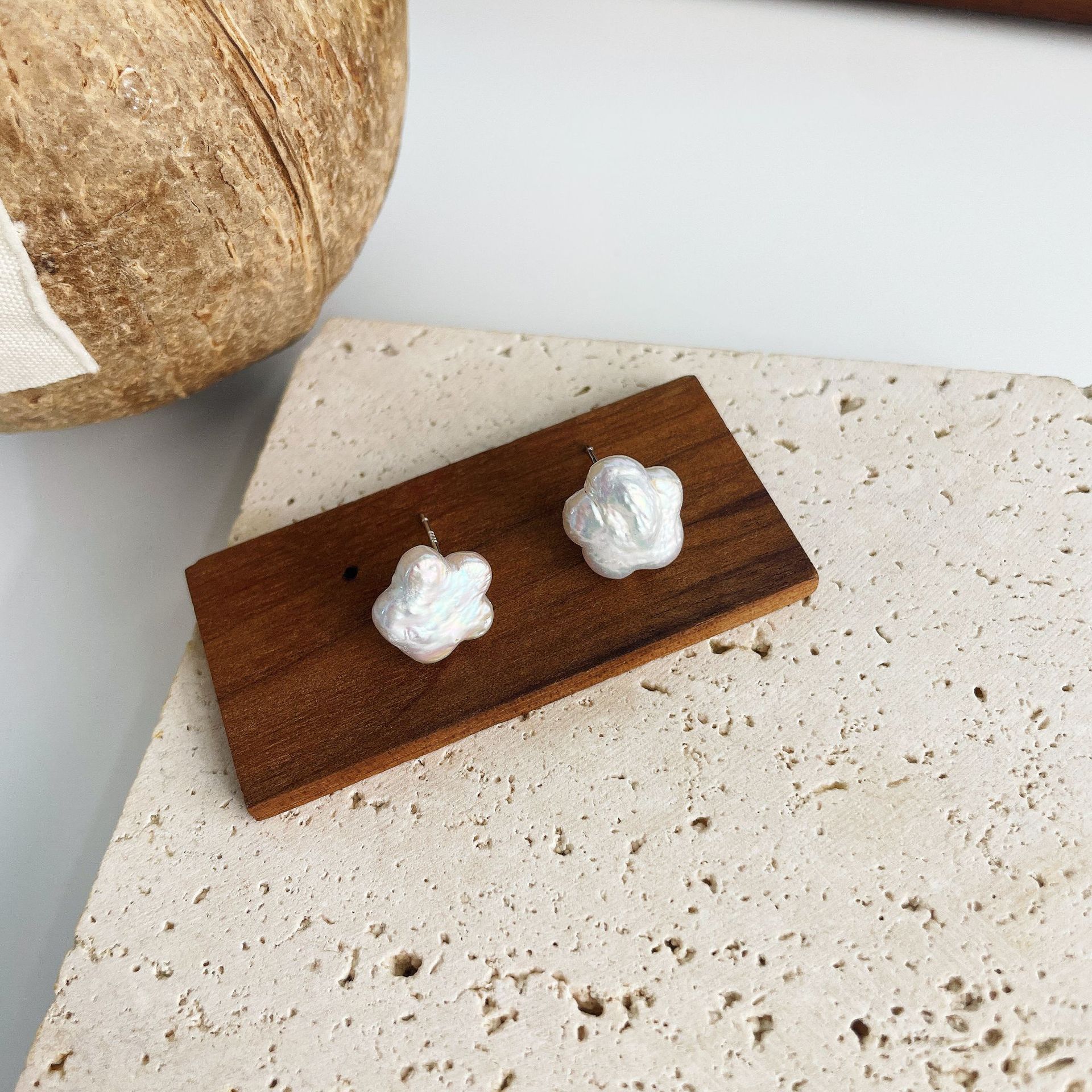 2g Weight 925 Sterling Silver Ear Needle Material Ear Studs Classification 1 Pair Quantity Casual, Date Occasion 925 Sterling Silver, Freshwater Pearl Material Star, Heart Shape, Flower Pattern All Seasons Season Women's Gender Plating Design Baroque Style, Modern Style Style 1 Pair 925 Sterling Silver Freshwater Pearl Freshwater Pearl Earrings Star Heart Shape Flower Ear Studs 10