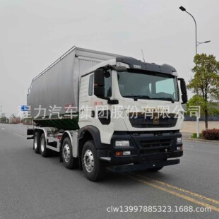 饲料运输专用粉粒物料运输车-1688厂家直销