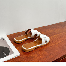 【现货】平底拖鞋女外穿百搭防滑夏季大码凉拖鞋软底凉拖一字拖沙