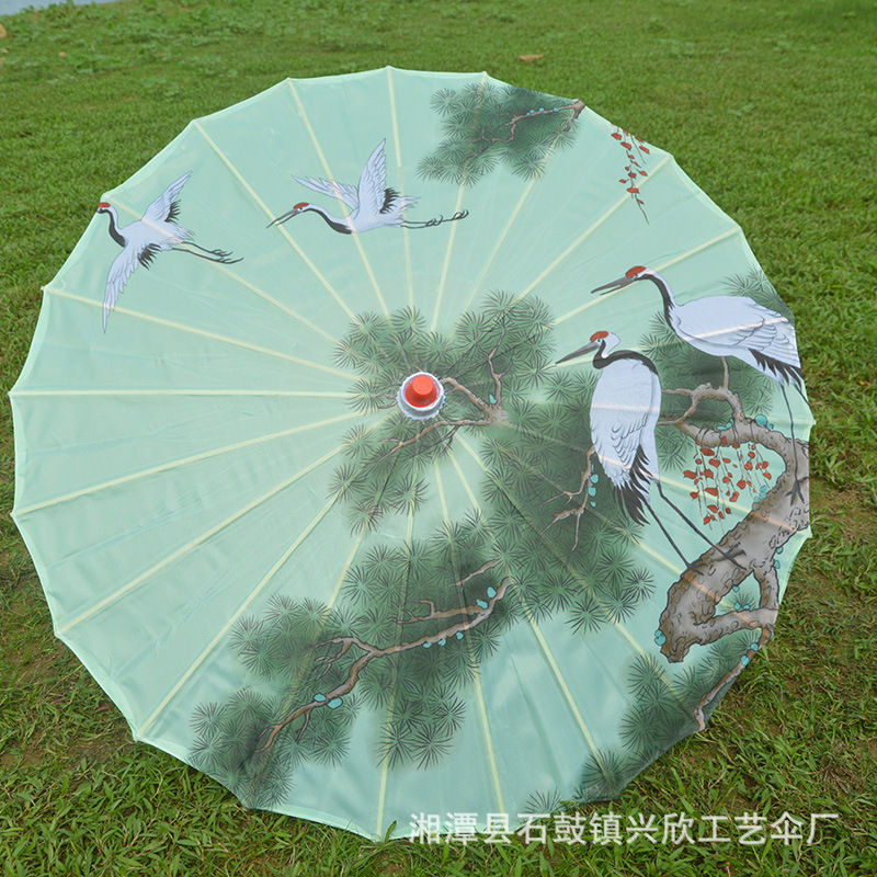 Paraguas de papel engrasado impermeable paraguas artesanal para niños paraguas decorativo antiguo accesorios de fotografía al aire libre impresión paraguas de baile al por mayor