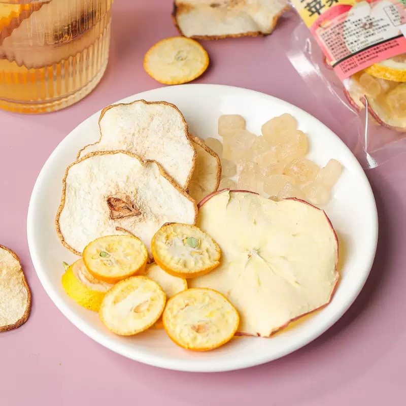 Kumquat Snow Pear Hot Orange Fruit Tea Freeze Dried Slices Hot Cold Brew 100g key features