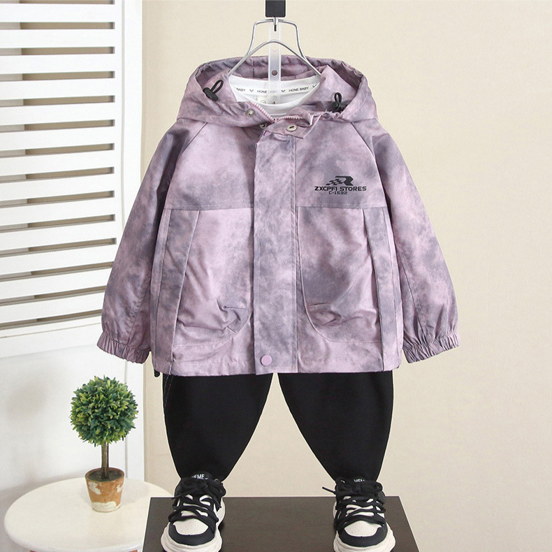 6219 Chaqueta para niños Ropa de otoño Chaquetas coreanas de primavera y otoño para niños de estilo occidental 2025 Chaquetas de principios de otoño para niños nuevos