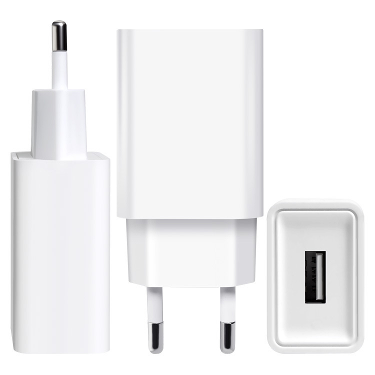 5V2A cabezal de carga de teléfono móvil estándar europeo certificado CE/ROHS cargador estándar europeo adecuado para fuente de alimentación de Android al por mayor