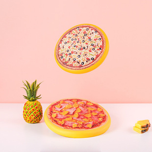 Cartoon slow rebound soft Frisbee children's swing Frisbee parent-child interactive game simulation food toy Frisbee