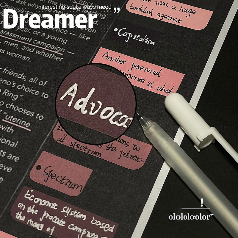 Nuevo índice inswind color Blackberry etiqueta de paginación etiqueta etiqueta pequeña explosión libro rojo etiqueta de papel de papel de color gradiente fábrica