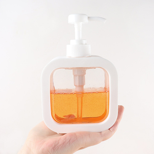 Dispensing bottle large travel lotion bathroom hand sanitizer dispensing bottle plastic press bottle visual dispensing empty bottle