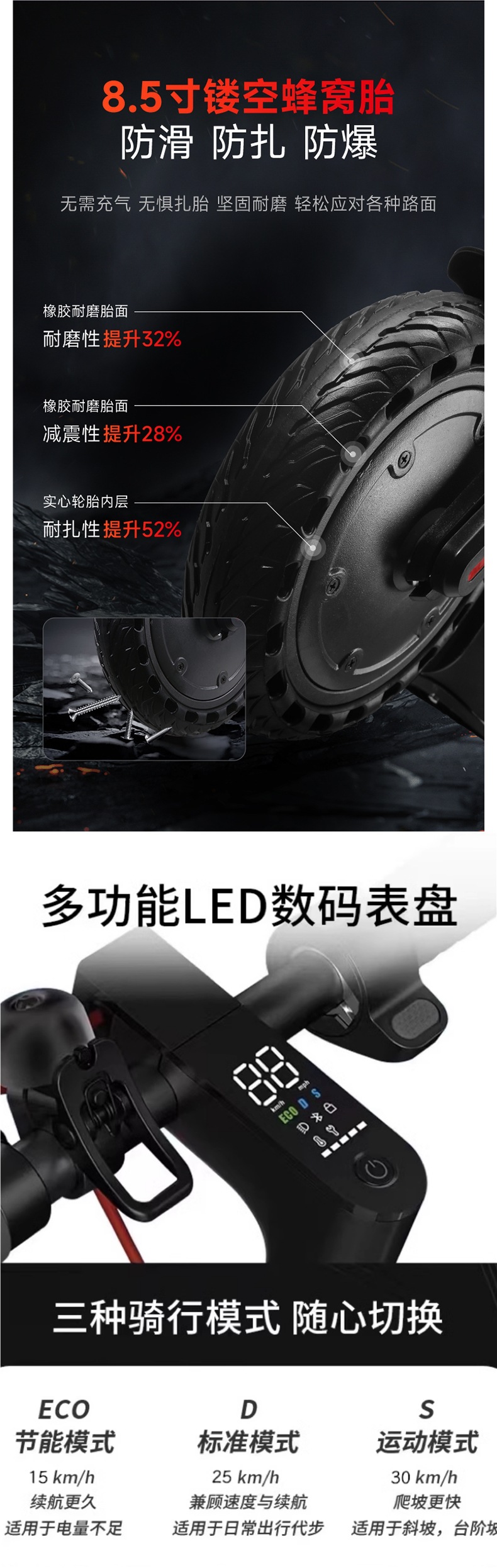 Electric Scooter Folding Electric Station Riding Mini Two-Wheeled Mobility Adult Lightweight Portable Small Work Electric Scooter