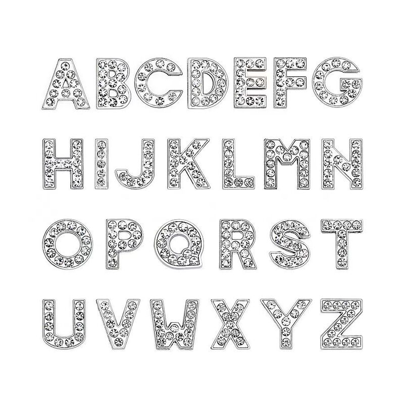 Full Diamond Alloy English Letter Patches DIY Jewelry Accessories Handmade Hair Accessories Mobile Phone Case Decoration Material Kit Full Diamond Alloy English Letter Patches DIY Jewelry Accessories Handmade Hair Accessories Mobile Phone Case Decoration Material Kit