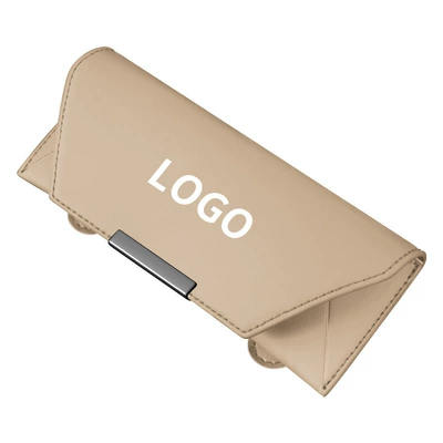multi-function car sunglasses bracket car: Car Glasses Clip/Bill Clip - beige-with-logo-please-note-the-car-logo