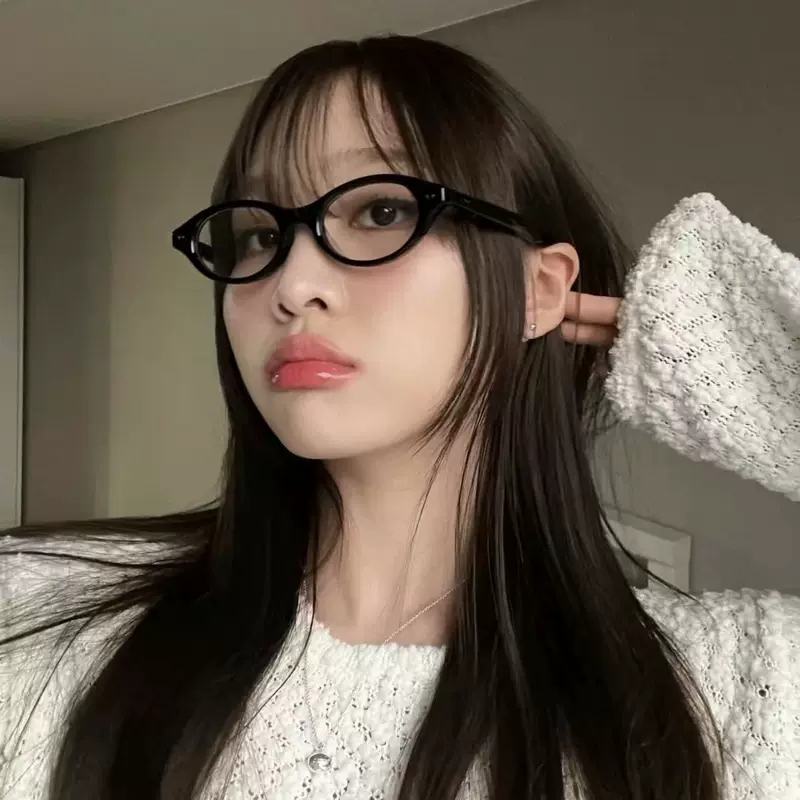 Oval Glasses Frame Retro Thin, Anti-Blue-Light Digital Decorative Frames — Multi Colors