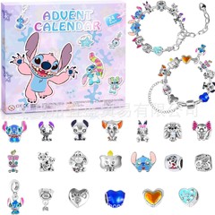 クロスボーダークリスマス史迪仔ブラインドボックスブレスレット創意合金置物ブレスレットシミュレーション創意ミッキー合金ブレスレット