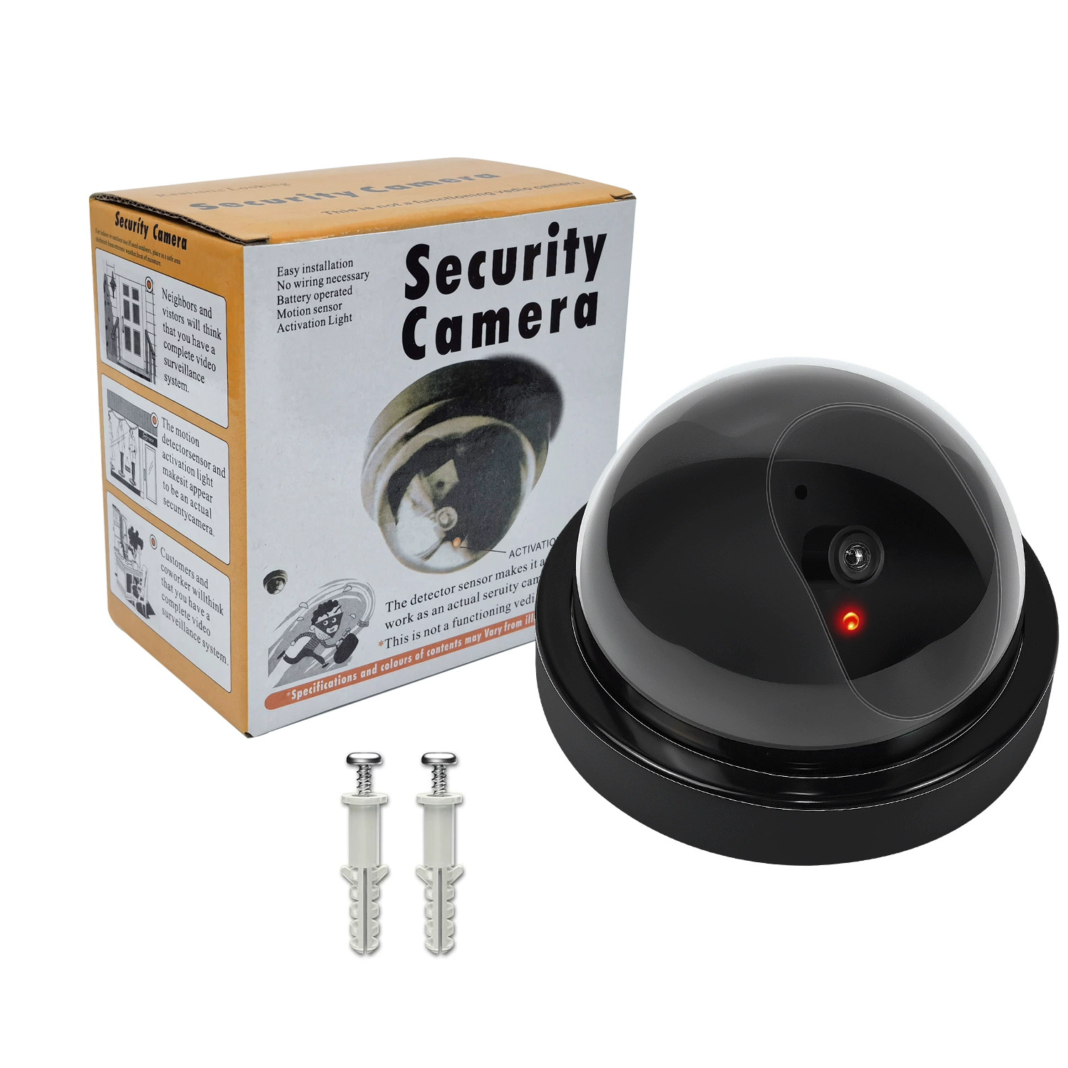 Производители симуляционных камер поставляют имитационное наблюдение поддельные камеры поддельное полушарие большие со светом