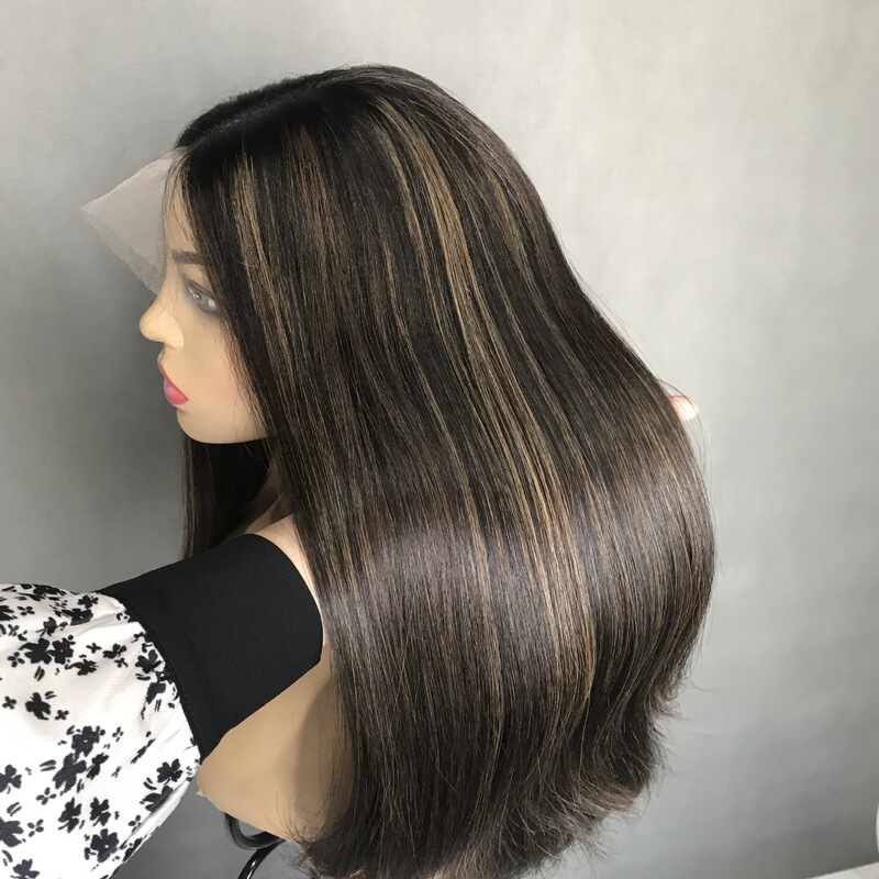 White wig foreign trade major overseas platforms reissue products Jewish headgear balayage color highlights