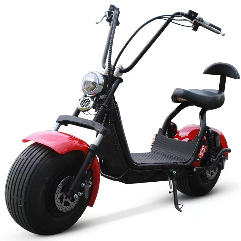 X8 Harley Electric Scooter Casual Scooter de dos ruedas con neumáticos anchos de litio eléctrico