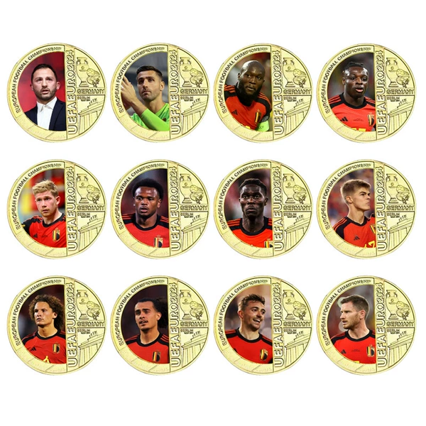 Belgian 12 coins