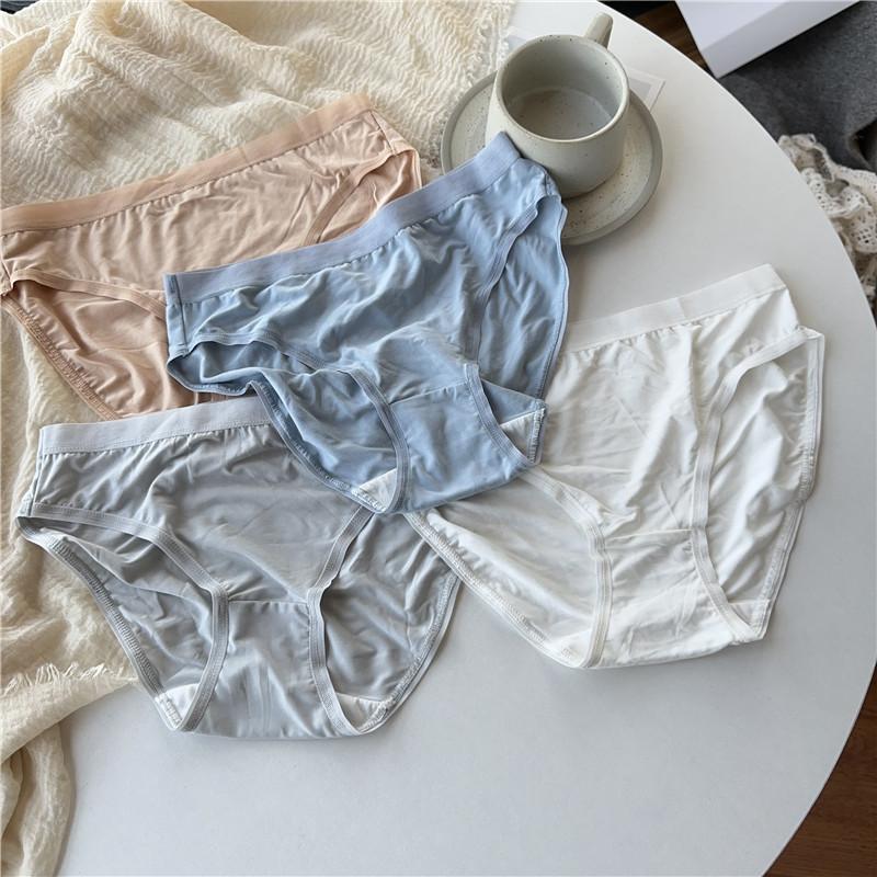 80 Modal ladies underwear briefs cotton crotch large size hip seamless live supply a generation of wholesale