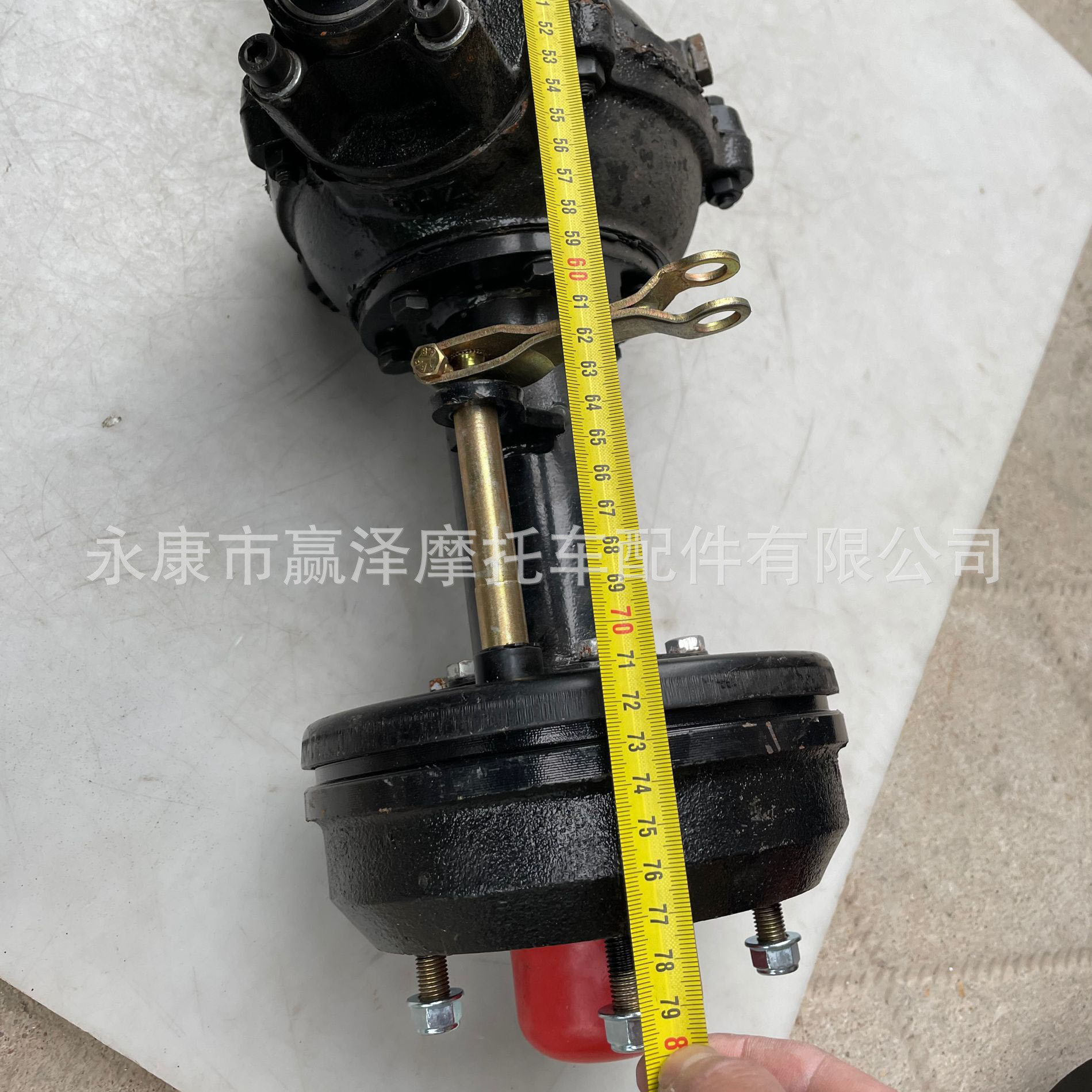 Modified go-kart, ATV, and motorcycle accessories: shaft drive differential, drum brake rear axle, gear box flange