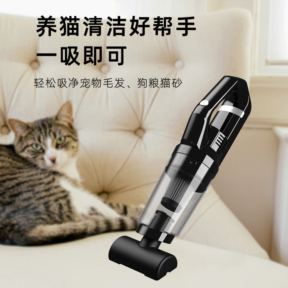 Wireless powerful vacuum cleaner for home use with light