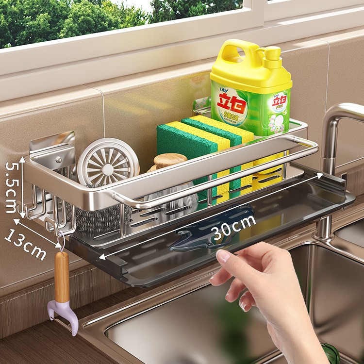 [플래그십] 실버 30cm (로드 후크 + 탈착식 배수 트레이 포함)