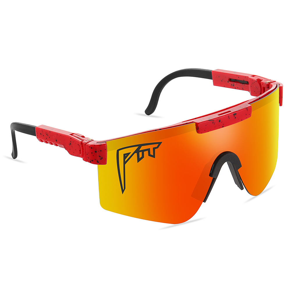 Simple Style Sports Colorful Pc Polygon Half Frame Sports Sunglasses display picture 3