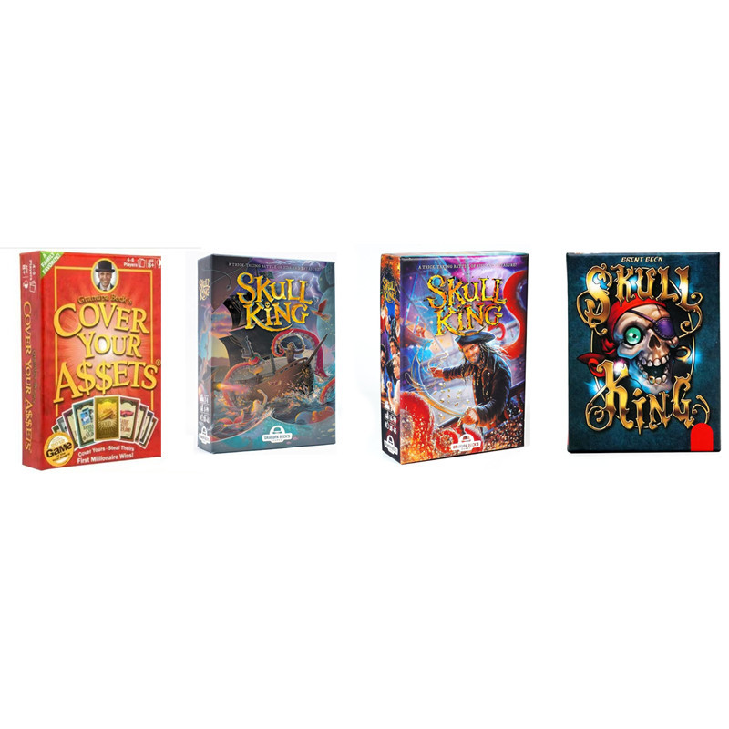 Skull Pirate Trick Game Skull King Cover Your Assets Grandpa Card Family Game