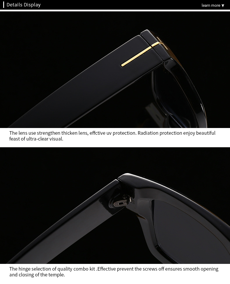 Vintage Style Classic Style Geometric PC UV400 Protection Square Full Frame Women's Sunglasses display picture 5