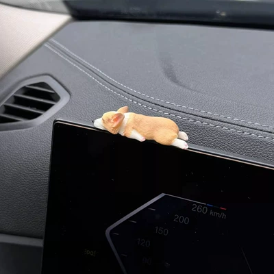 Ornaments Cute Car Decoration: Car ornaments - ornament-1-corgi